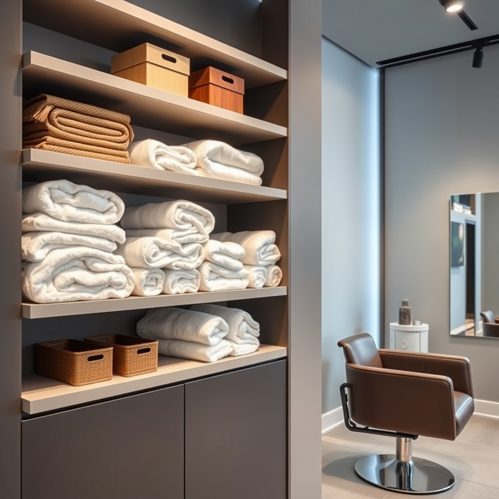 Managing Inventory and Storage with Hair Salon Towel Service