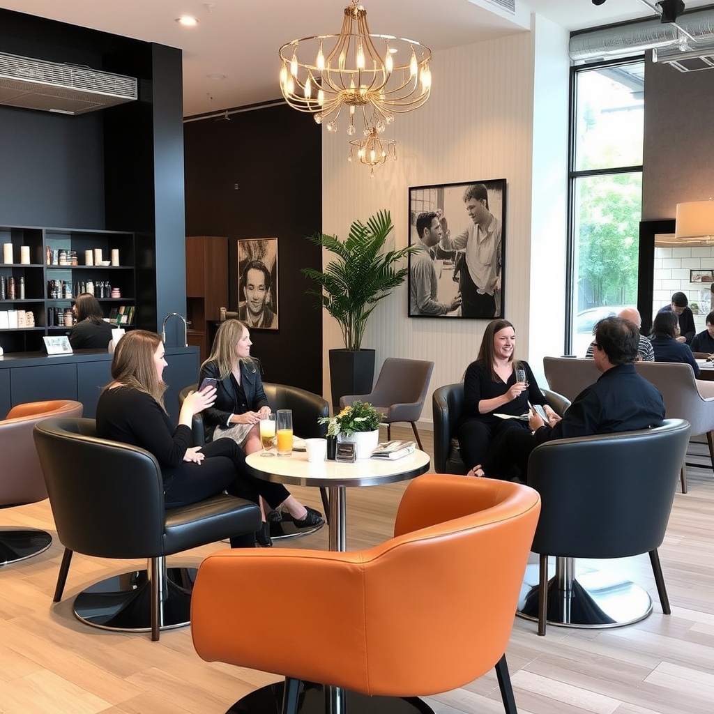 Ambiance and Client Experience in a Chic Full Service Salon