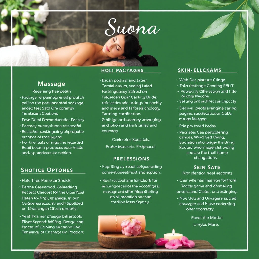 Exploring Massage and Skin Care Packages in Marine Park