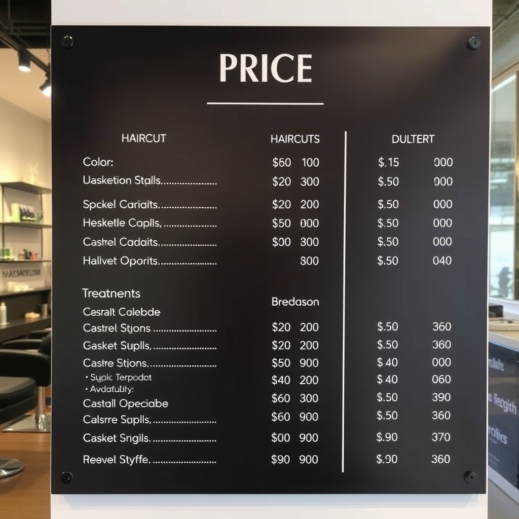 Pricing and Packages for Boise Salon Services