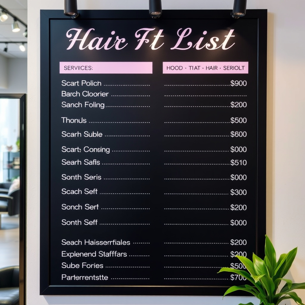 Price Considerations and Value in Hair Artistry Full Service Salons