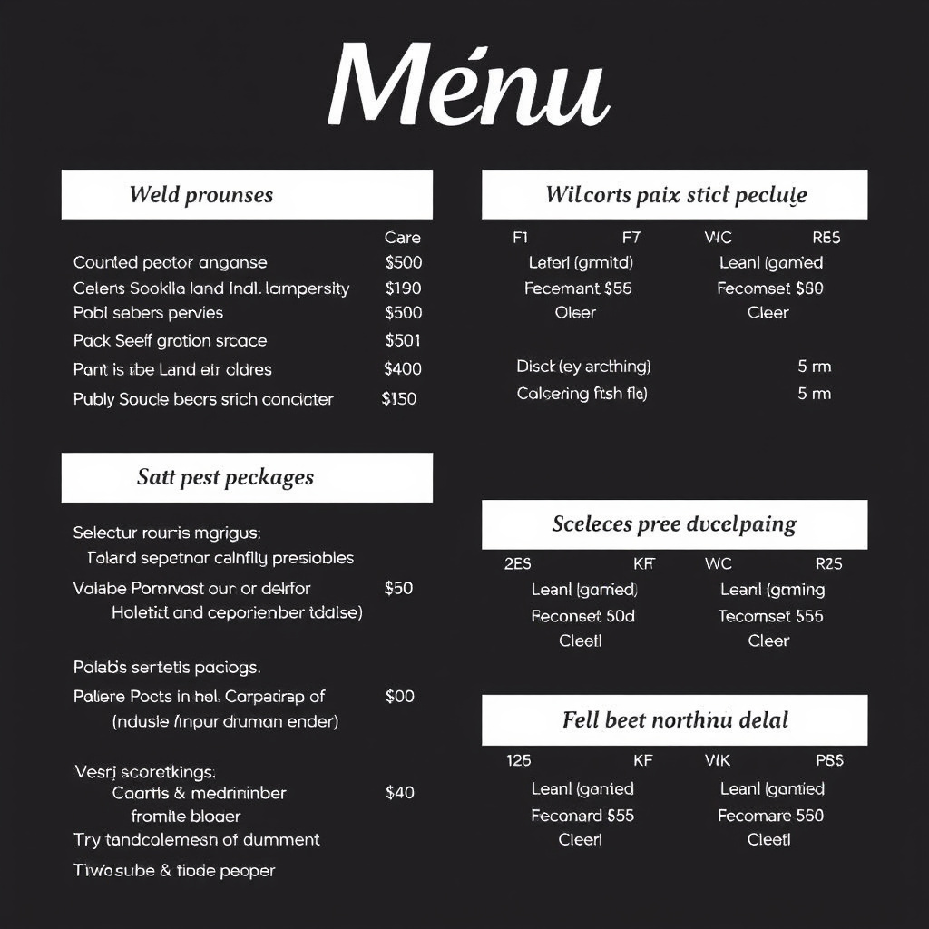 Pricing Models and Service Packages at Gatsby Salons
