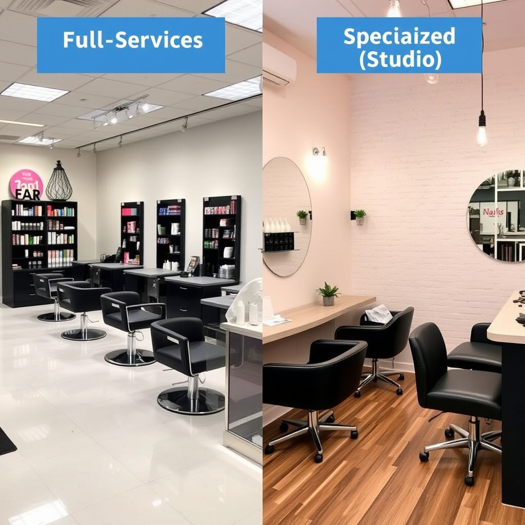 Comparing Full Service Salons and Specialized Beauty Shops