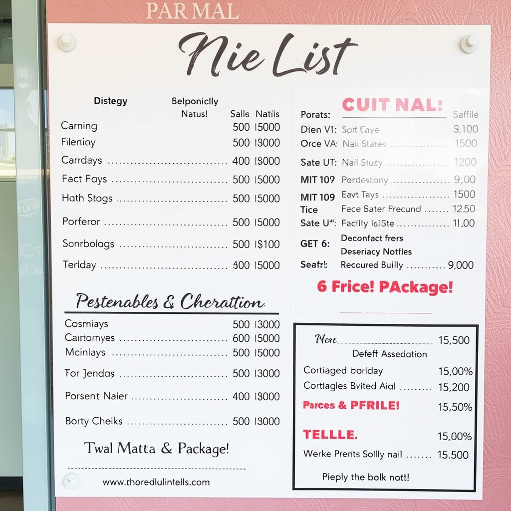 Comparing Pricing and Packages at Nails Service Salon Spas